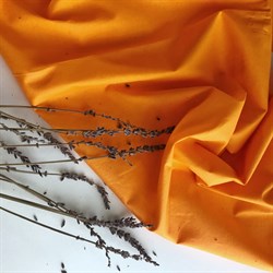Поплин однотонный оранжевый - фото 10417