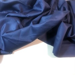 Мако-сатин Синий Берлинская лазурь (отрез 1.7 м) - фото 16000
