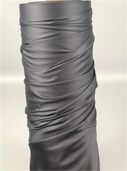 Сатин премиум плюс грозовой серый  (отрез 0,6м) ПП-609-01