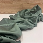 Мако-сатин зеленый олива  (отрез 0.5 м) M-7788