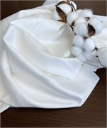 Сатин люкс белый (отрез 1,6 м) 5284