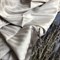 Страйп-сатин мерсеризованный серо-бежевая пастель (отрез 0.88 м) - фото 15311