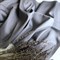 Сатин дымчато-серый мерсеризованный (отрез 3.3 м) - фото 15690